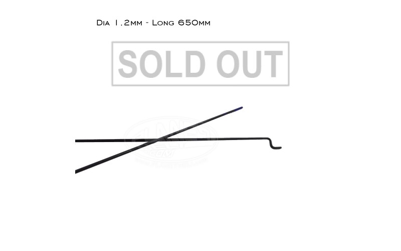 Z type D1.2mm push rod steel wire rc aircraft airplane connecting rod (2 Pcs)